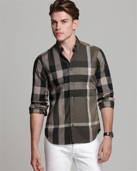 mens burberry tops